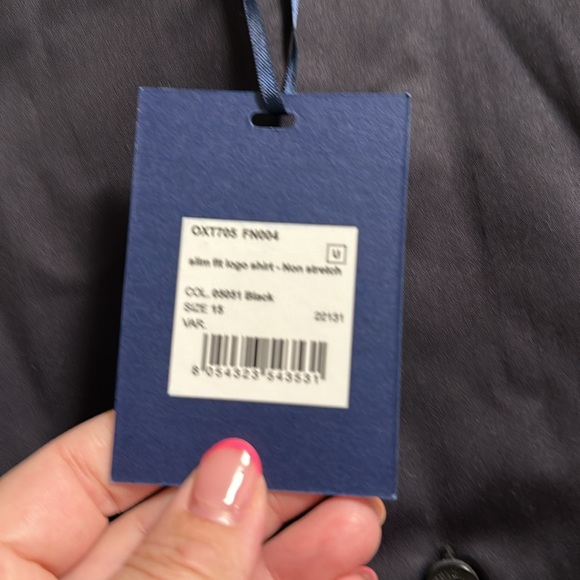 Cavalli Class Mens Black Slim Fit Dress Shirt 15 NEW NWT - Picture 3 of 6